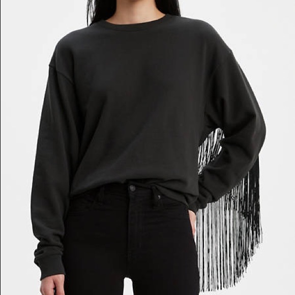 levis fringe sweatshirt